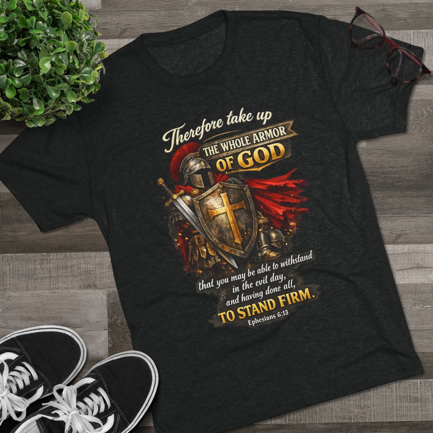Armor of God Unisex Tri-Blend Crew Tee