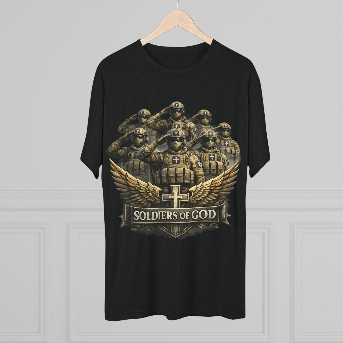 Salute Unisex Tri-Blend Crew Tee