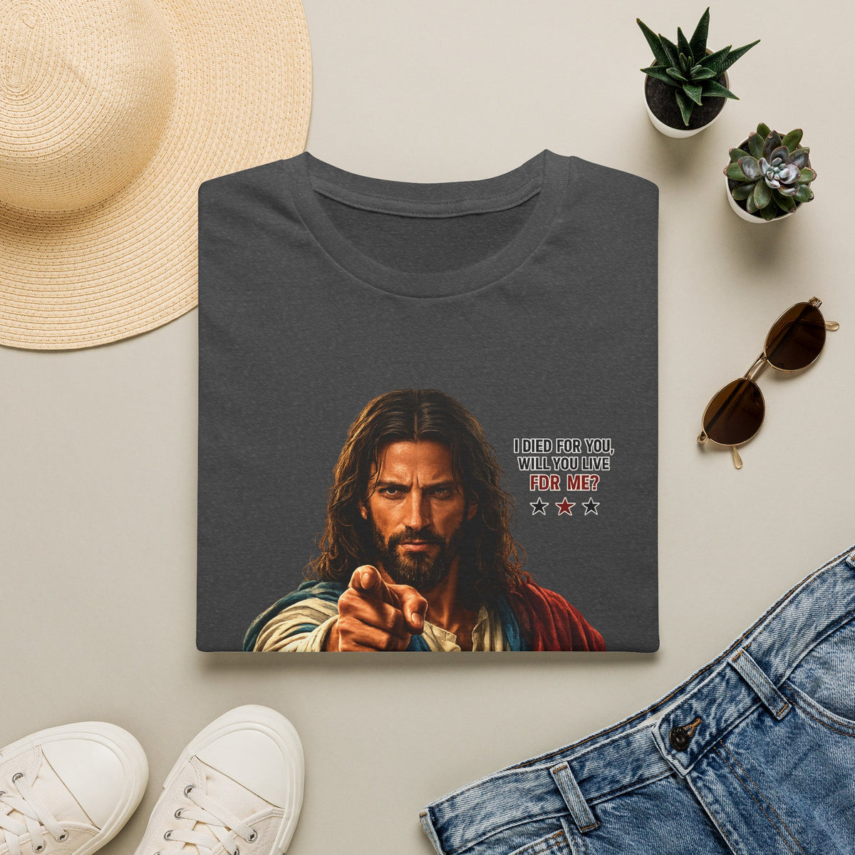 Jesus Wants You Unisex Softstyle T-Shirt