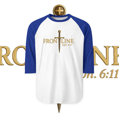 Unisex Frontline Three-Quarter Sleeve Raglan Shirt