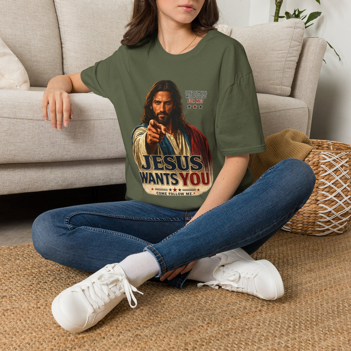 Jesus Wants You Unisex Softstyle T-Shirt