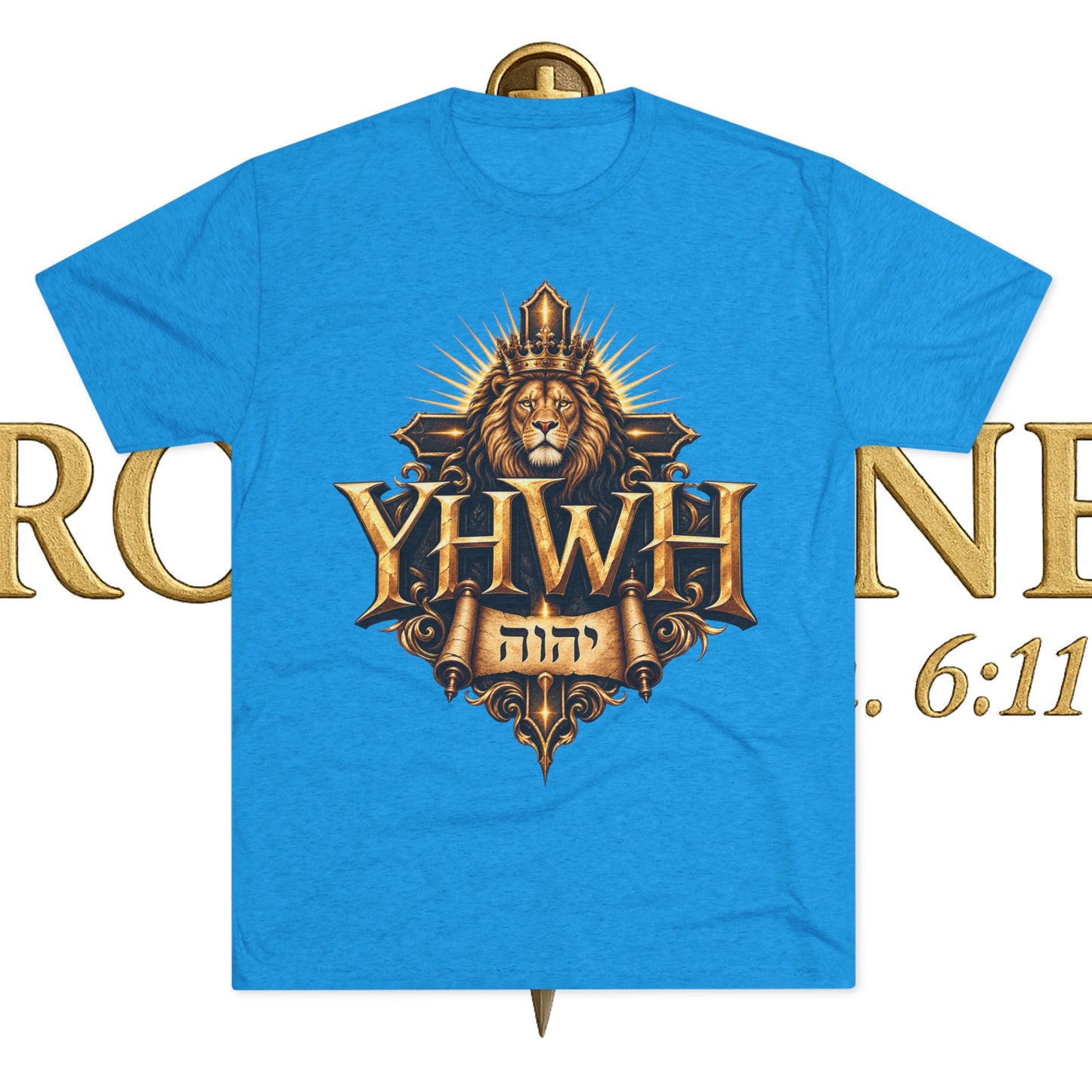 YHWH Unisex Tri-Blend Crew Tee