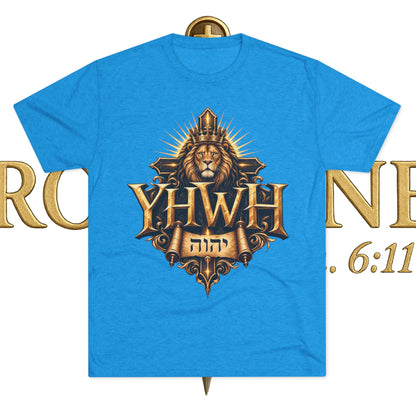 YHWH Unisex Tri-Blend Crew Tee