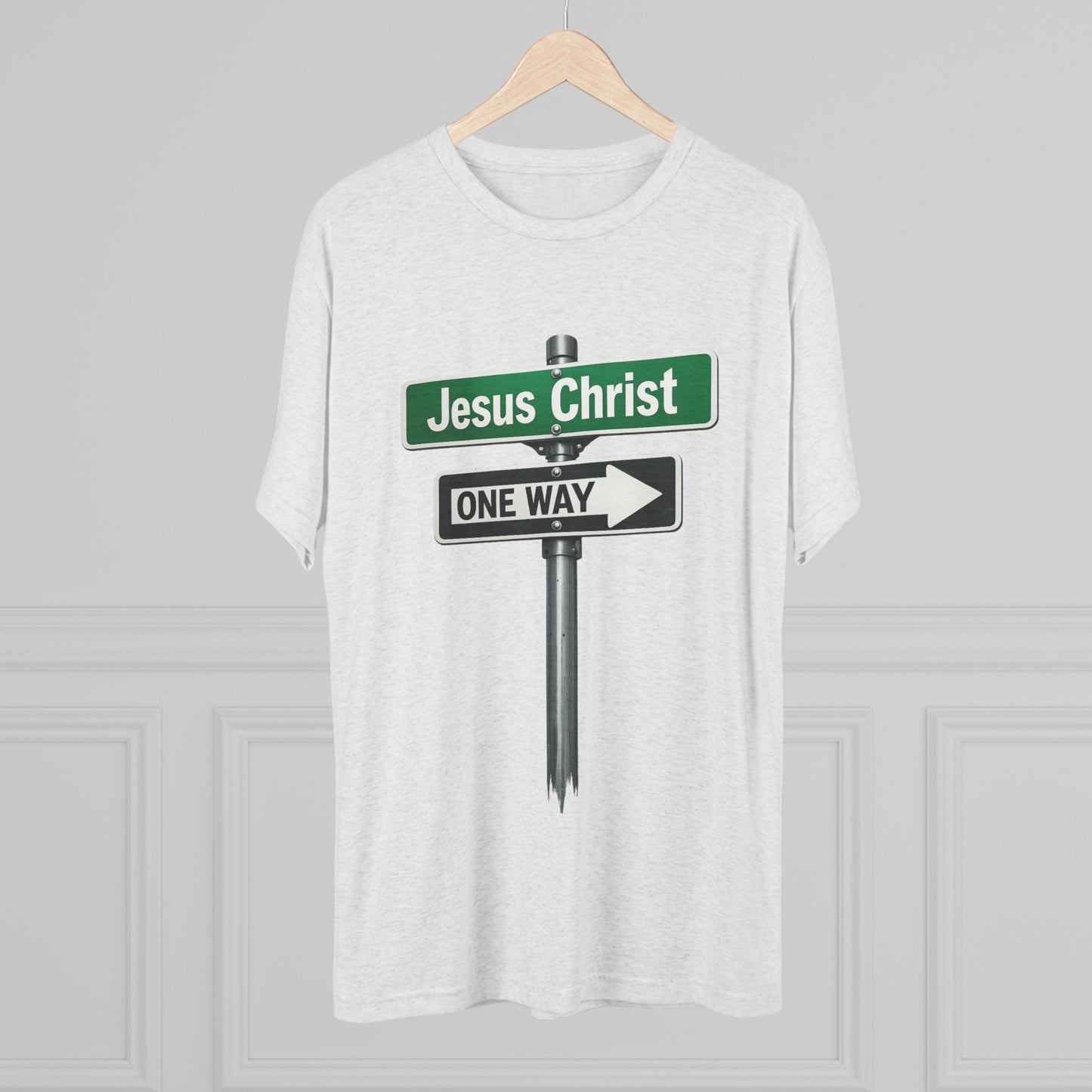 Jesus is The Way Unisex Tri-Blend Crew Tee