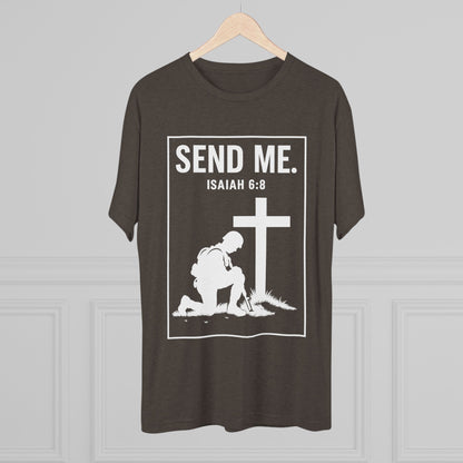 Send Me Unisex Tri-Blend Crew Tee