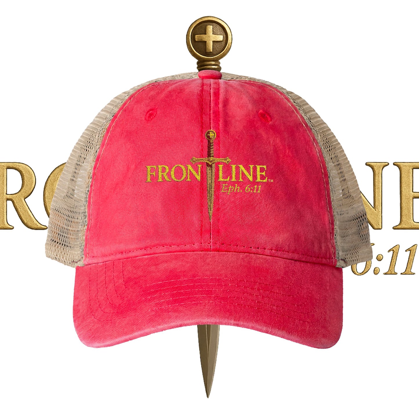 Frontline Women's Washed Mesh-Back Cap