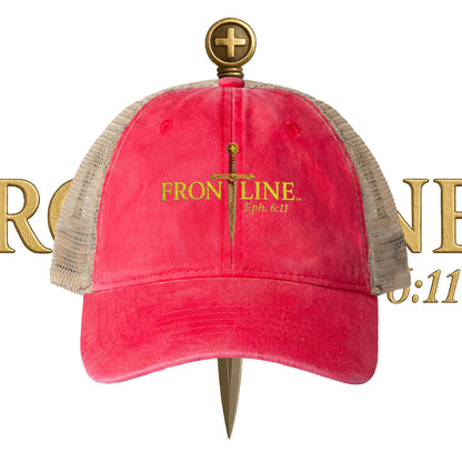 Frontline Women's Washed Mesh-Back Cap