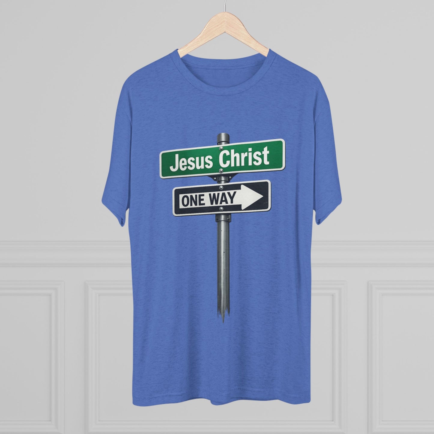 Jesus is The Way Unisex Tri-Blend Crew Tee