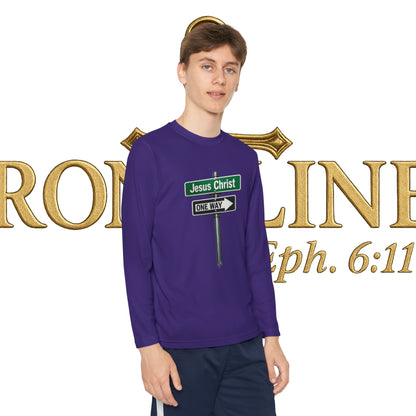 Youth Jesus is The Way Long Sleeve Competitor Tee