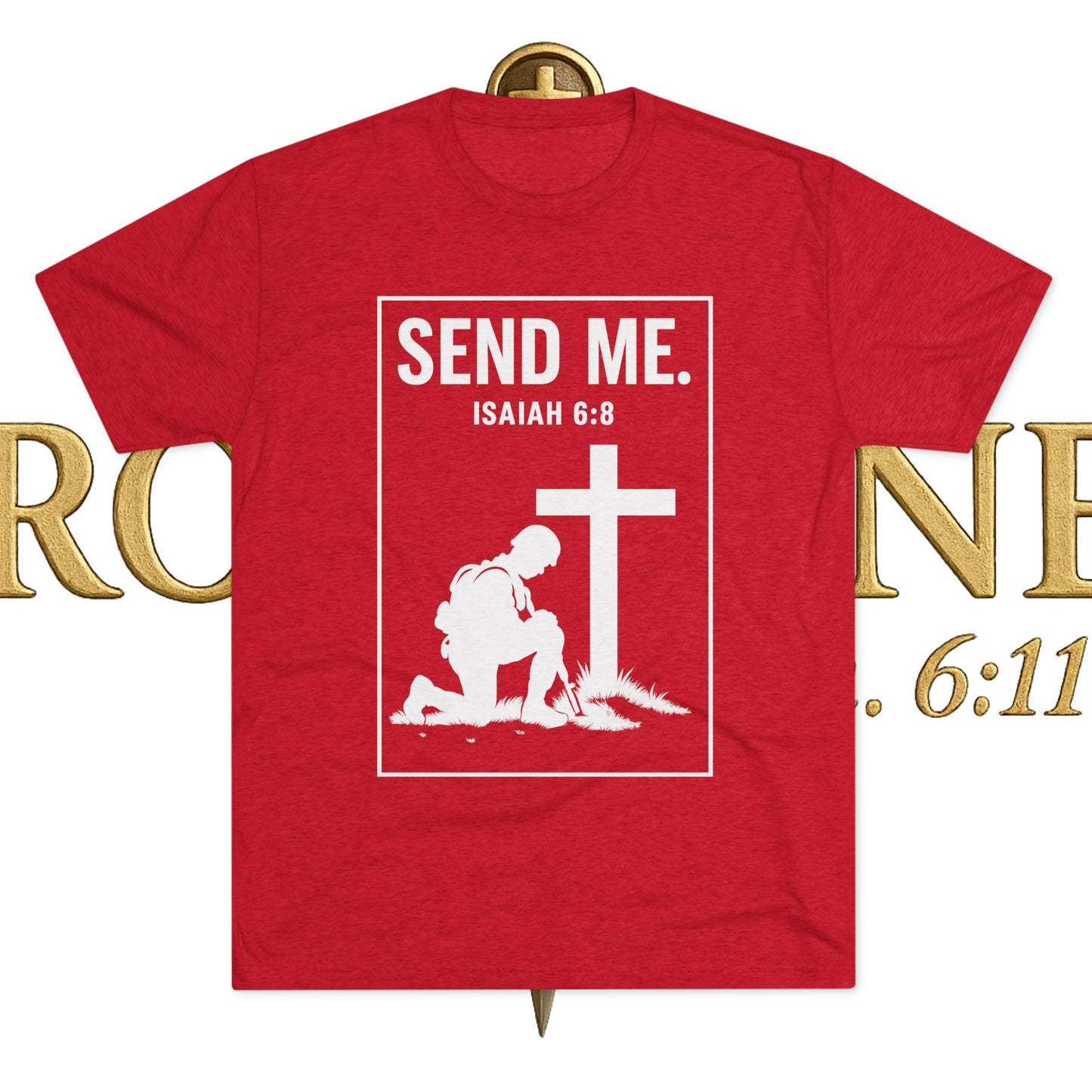 Send Me Unisex Tri-Blend Crew Tee