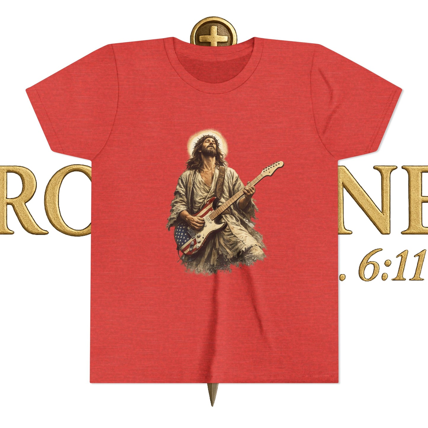 Youth Jesus Rocks Short Sleeve Tee