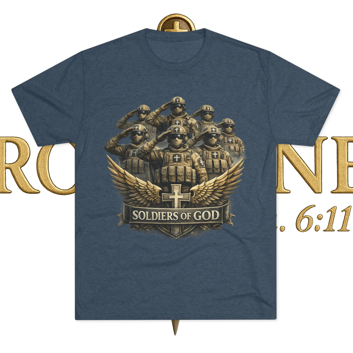 Salute Unisex Tri-Blend Crew Tee