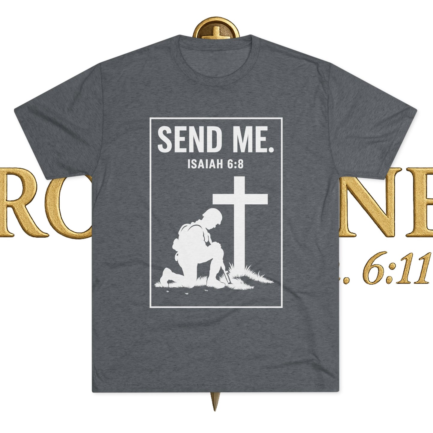 Send Me Unisex Tri-Blend Crew Tee